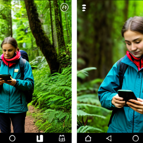 User-Friendly Nature Observation App**

"A young woman, fully clothed in practical hiking attire, using a mobile app for plant identification in a lush forest, safe for work, appropriate content, professional photograph of the app interface clearly visible, showing an easy-to-use design with large icons and clear text, perfect anatomy, natural pose, well-formed hands, correct proportions, family-friendly, high quality, natural lighting, modest clothing."

**