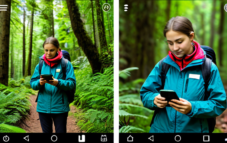 User-Friendly Nature Observation App**

"A young woman, fully clothed in practical hiking attire, using a mobile app for plant identification in a lush forest, safe for work, appropriate content, professional photograph of the app interface clearly visible, showing an easy-to-use design with large icons and clear text, perfect anatomy, natural pose, well-formed hands, correct proportions, family-friendly, high quality, natural lighting, modest clothing."

**