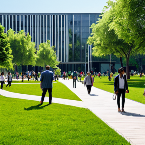 생물종 관찰 데이터의 시각화 기법 - Modern Urban Park**

"A diverse group of people enjoying a sunny day in a modern urban park, fully c...
