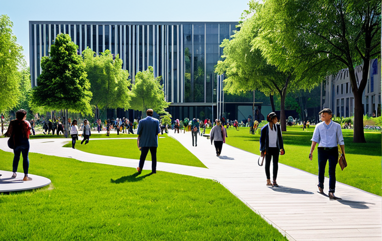 생물종 관찰 데이터의 시각화 기법 - Modern Urban Park**

"A diverse group of people enjoying a sunny day in a modern urban park, fully c...